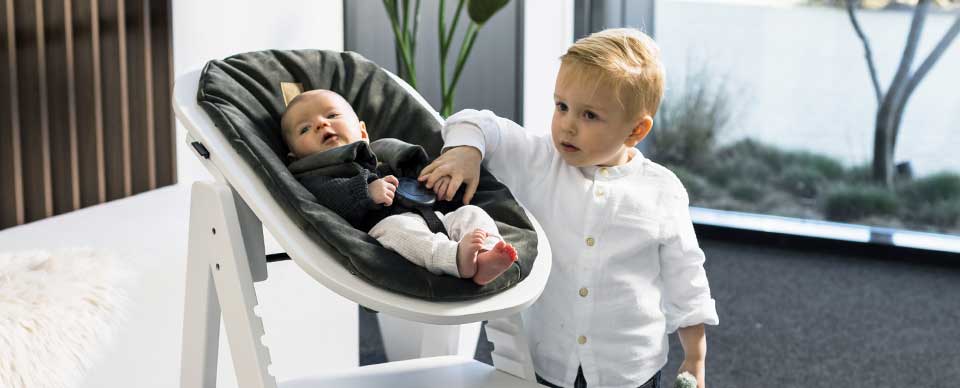 Kinderstoel in hoogte verstelbaar