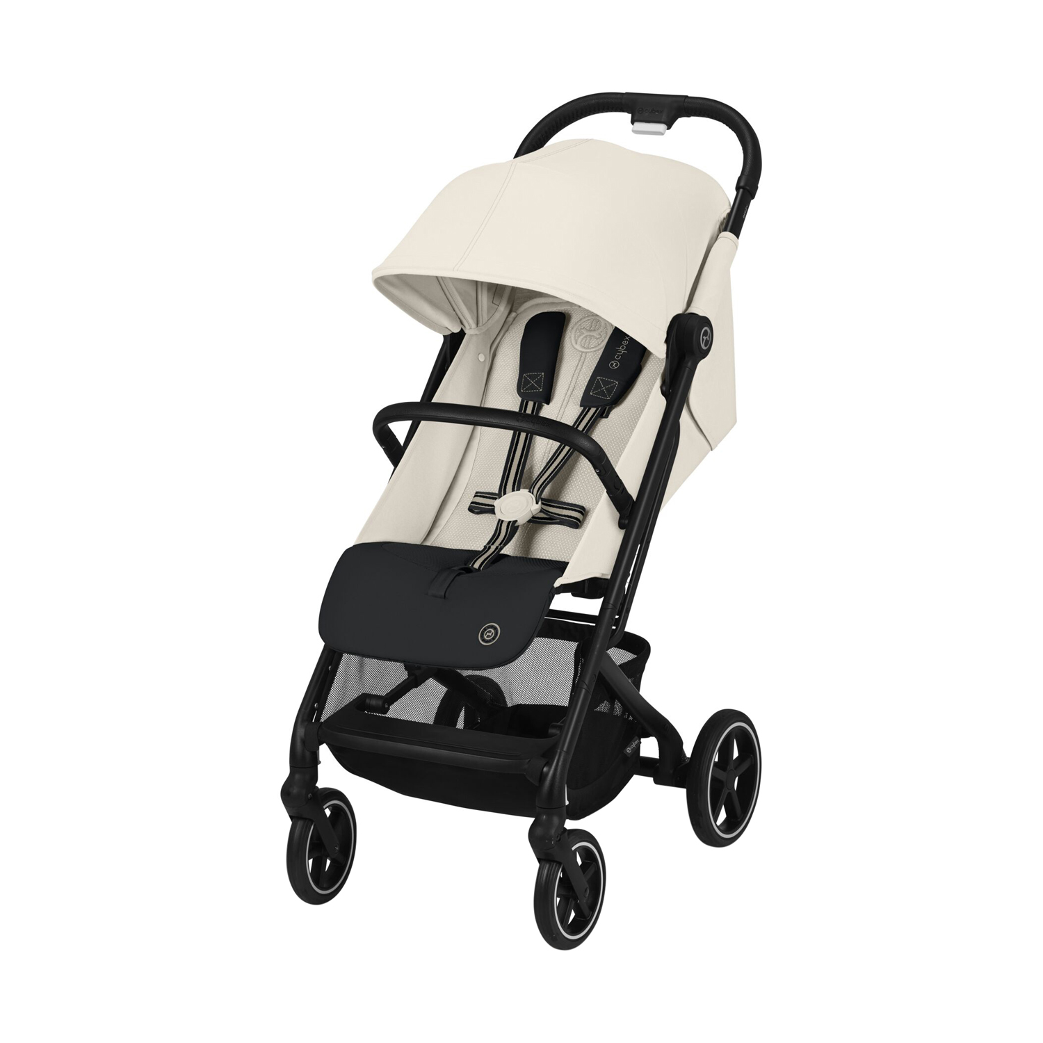 Cybex Beezy Buggy - Black Frame - Canvas White