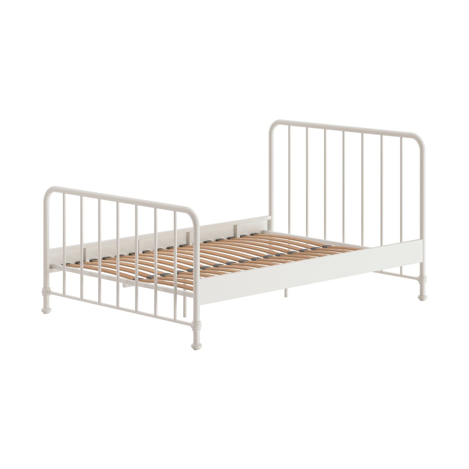 Vipack Bronxx Bed - 140 x 200 cm - Mat Wit
