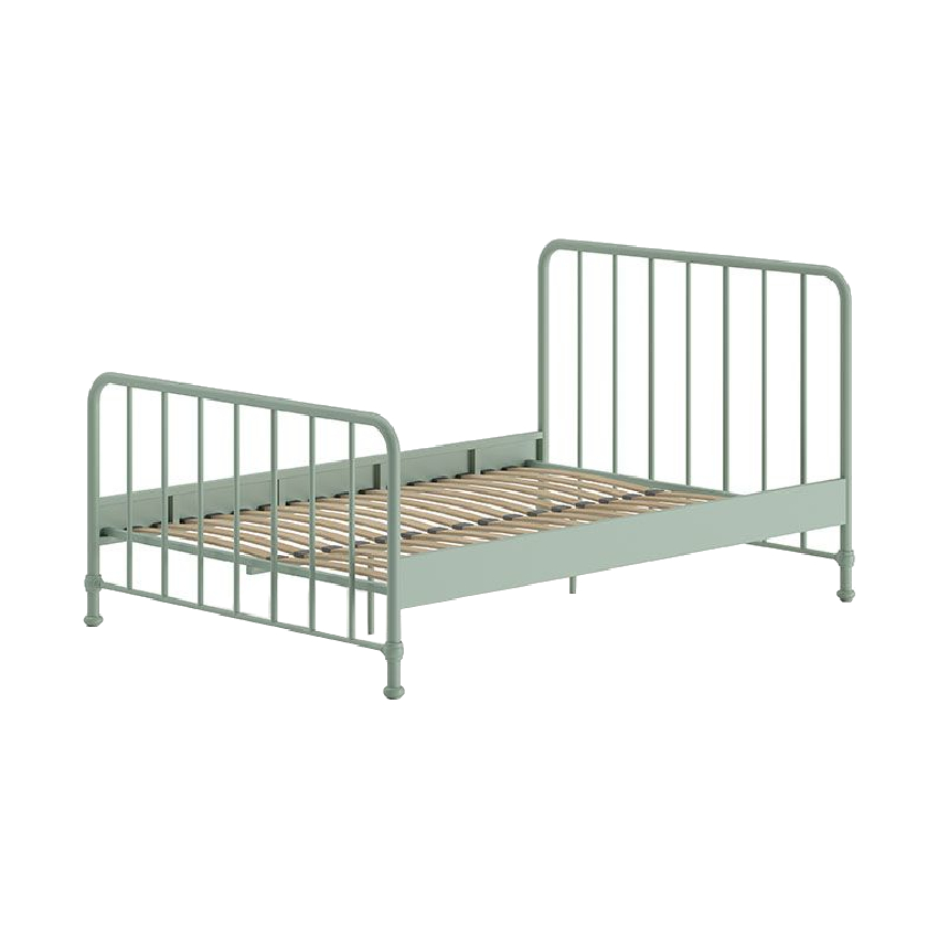 Vipack Bronxx Bed - 140 x 200 cm - Olive Green