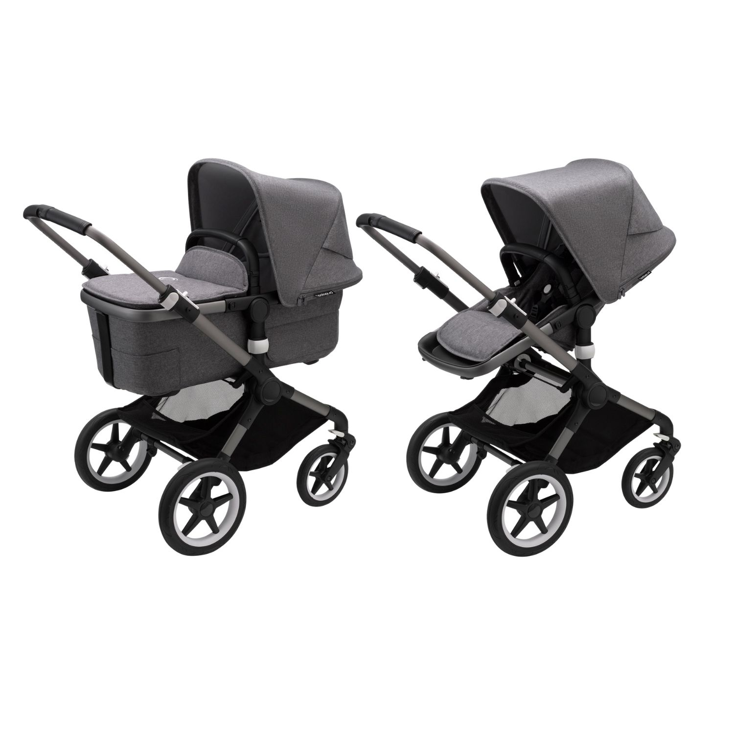 Bugaboo Fox 3 Kinderwagen 2-in-1 Graphite / Melange Grey