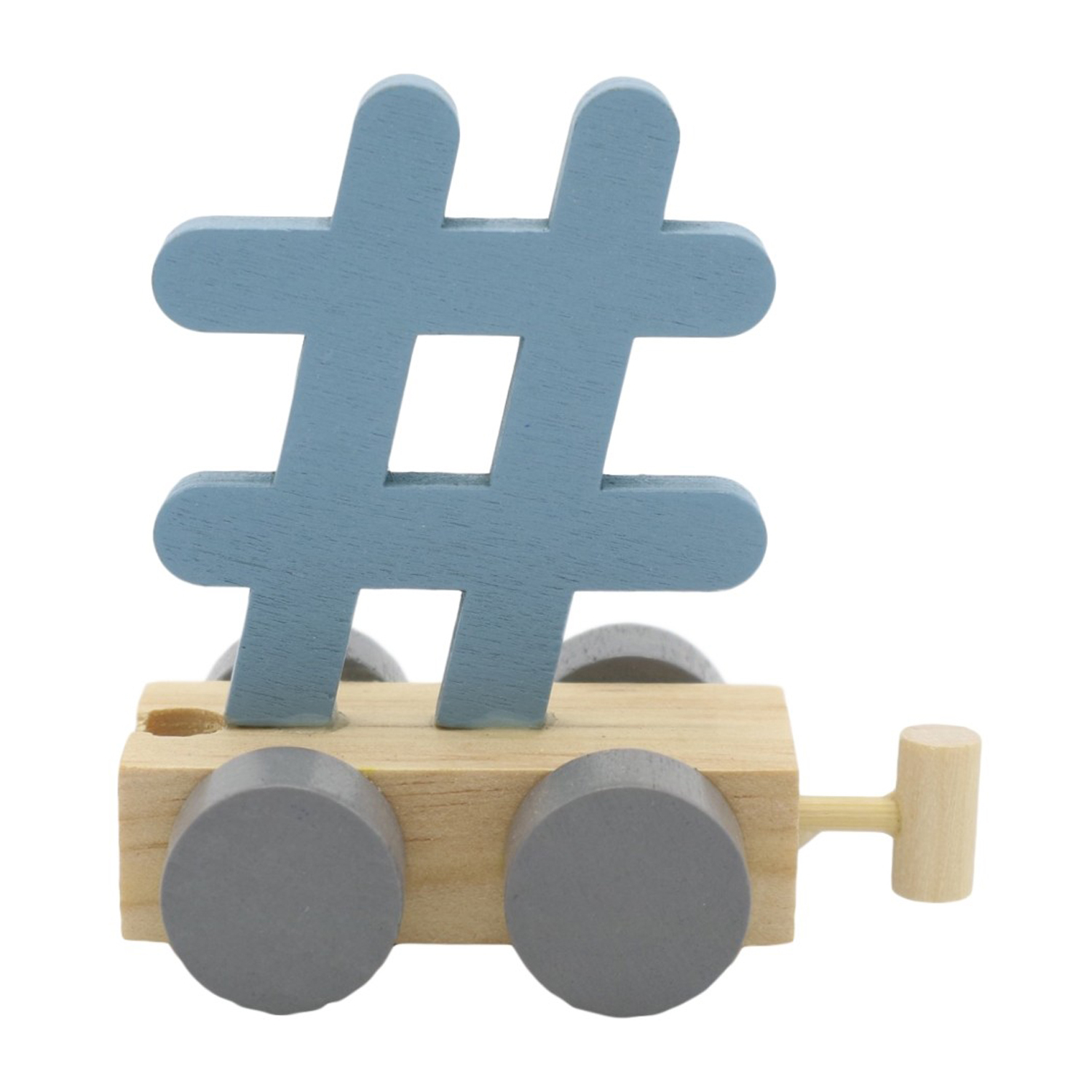 Jep Letters Treinletter Hashtag Blauw