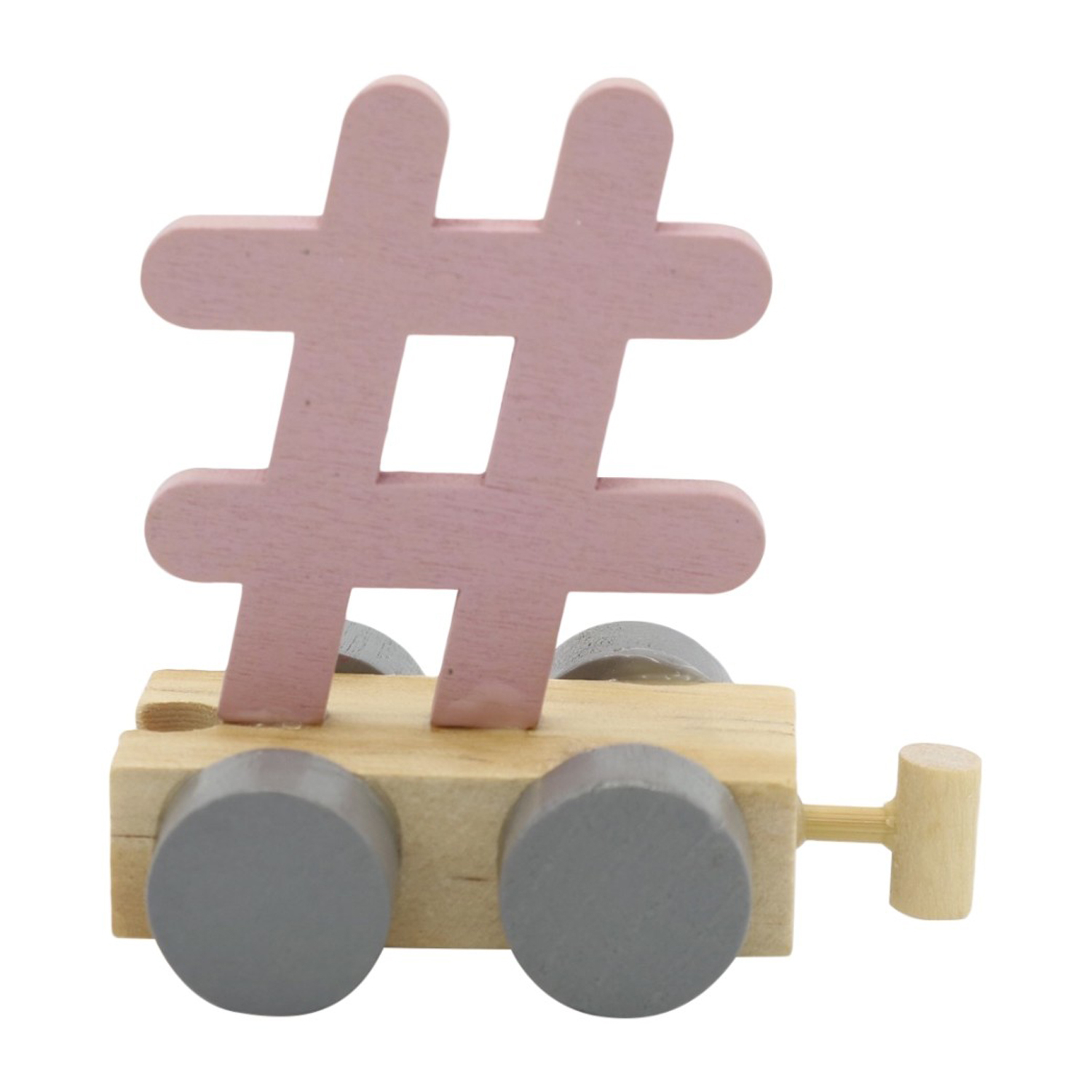 Jep Letters Treinletter Hashtag Roze