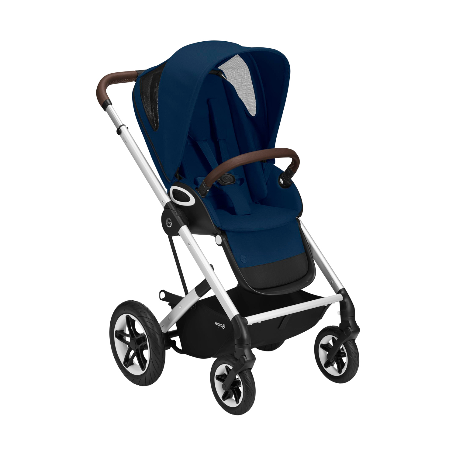 Cybex Talos S Lux Kinderwagen Silver - Navy Blue aanbieding