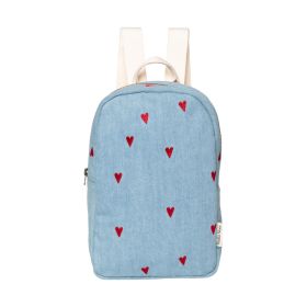 Studio Noos Mini Rugzak - Denim Hearts