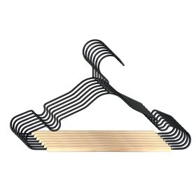 Puck Kledinghanger Metaal - Set van 6 - Zwart