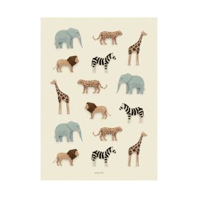 Studio Ditte Safari Poster - 50x70 cm