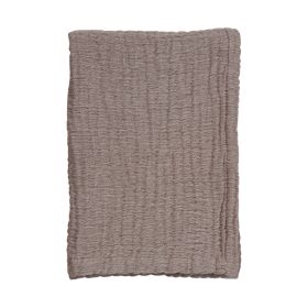 Mies & Co Mousseline Wiegdeken Soft Dark Brown 75 x 100 cm