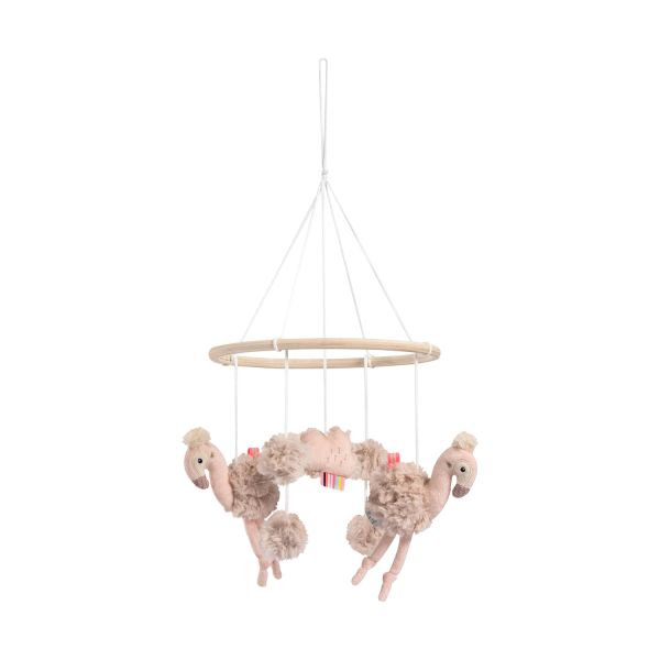 Fehn Houten Mobiel - Flamingo - Ø 22 cm