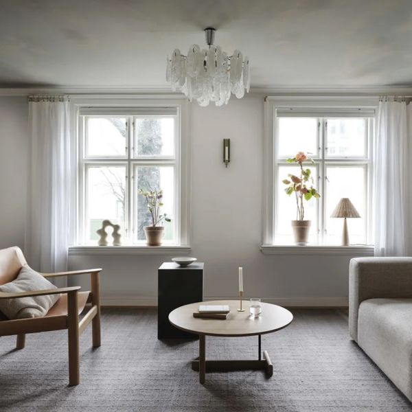 Sandberg Moln Behang - Ceiling Light Blue M² – foto 3