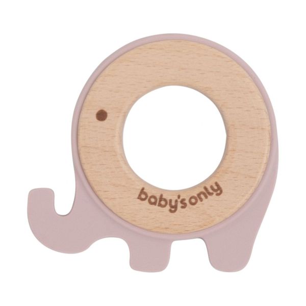 Baby's Only Olifant Bijtring Oud Roze