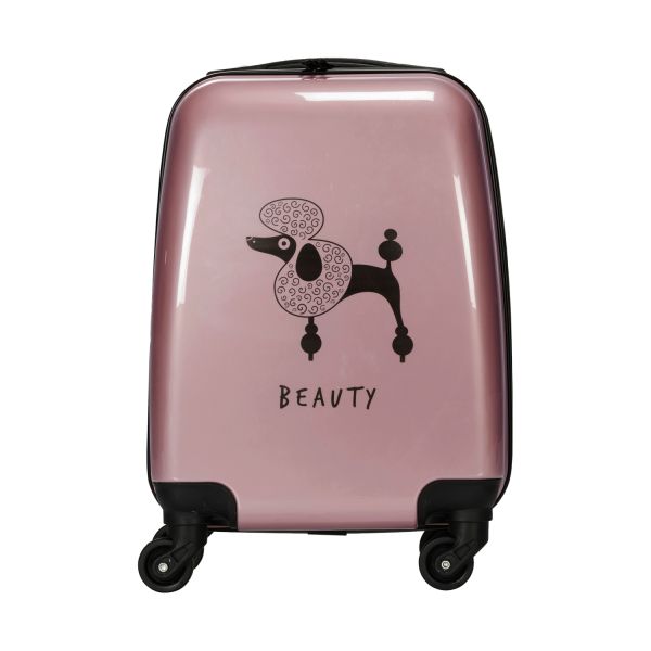Puck Poodl Kinderkoffer - 46 cm - Rose