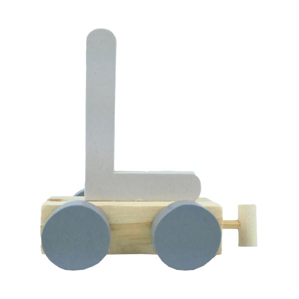 Jep! Kids Treinletter L - Offwhite