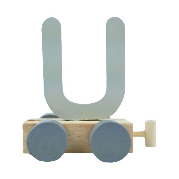 Jep! Kids Treinletter U - Zilver