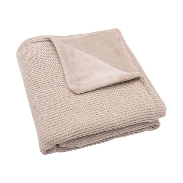 Jollein Basic Knit Wiegdeken - Fleece - Wild Rose