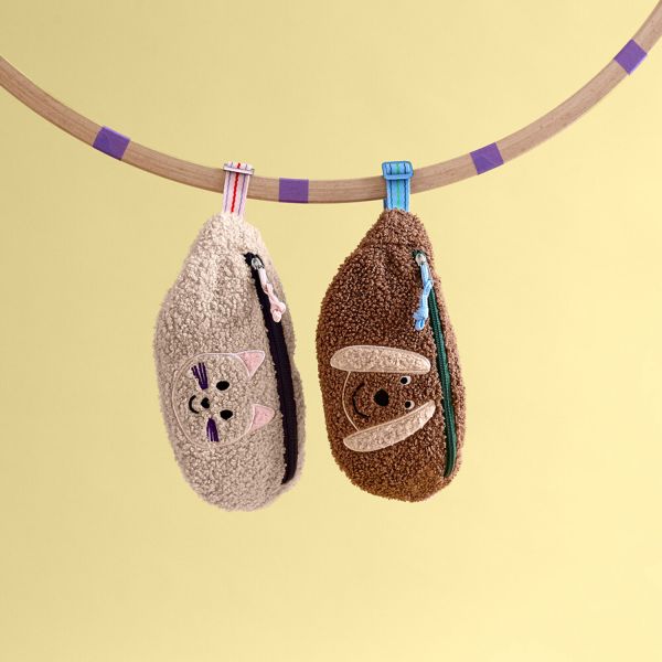 Lässig Kids Heuptasje - Team Cat - Beige – foto 5