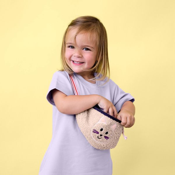 Lässig Kids Heuptasje - Team Cat - Beige – foto 7