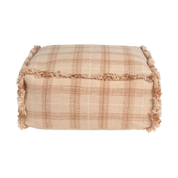 Lorena Canals Handloom Pouf – Rose – 40×40×20 cm