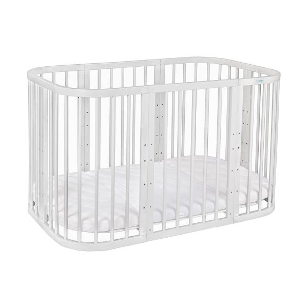 Waldin W2 Combibed 7‑in‑1 - Incl. Matras - White – foto 2