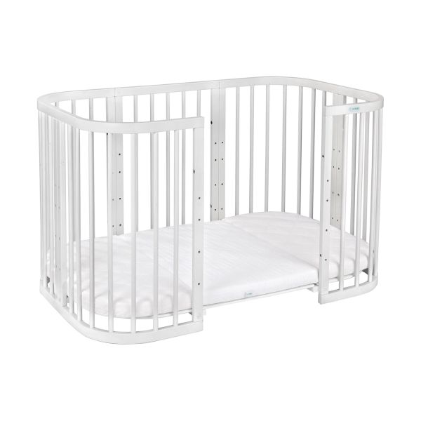 Waldin W2 Combibed 7‑in‑1 - Incl. Matras - White – foto 3