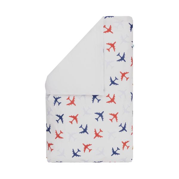 Bink Bedding Planes Dekbedovertrek Blauw 100 x 135 cm