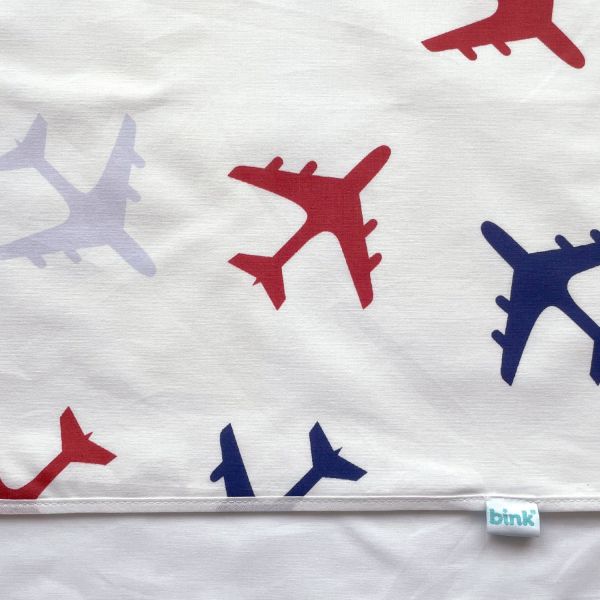Bink Bedding Planes Ledikantlaken Blauw 100 x 150 cm