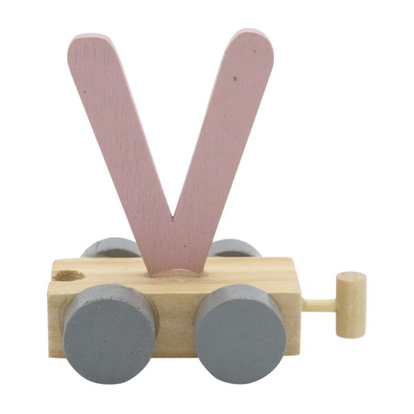 Jep! Kids Treinletter V Roze