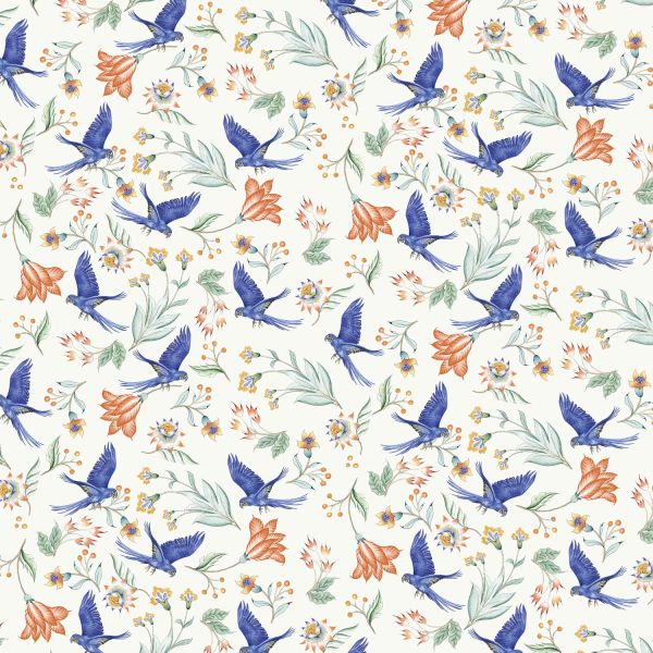 Creative Lab Amsterdam Paisley Parrot Behang 200x280 cm