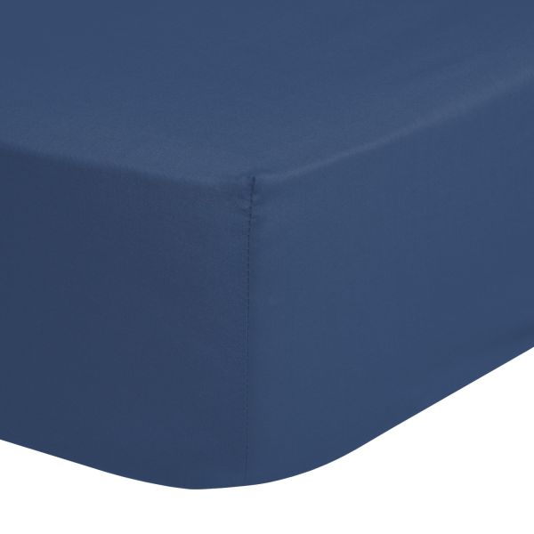Good Morning Jersey Hoeslaken Denim Blue 90 x 200 cm