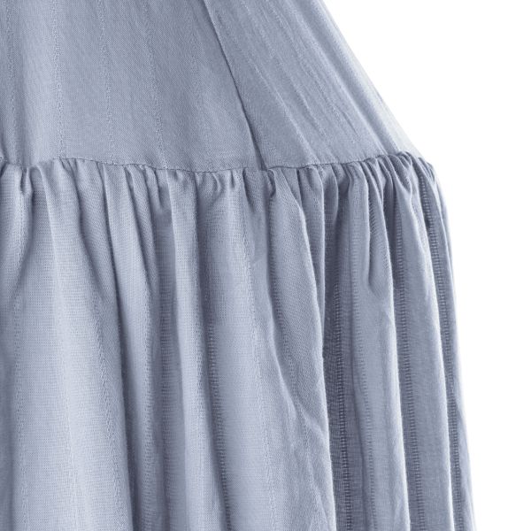Sebra Bedhemel - Dobby Weave - Dusty Blue – foto 2
