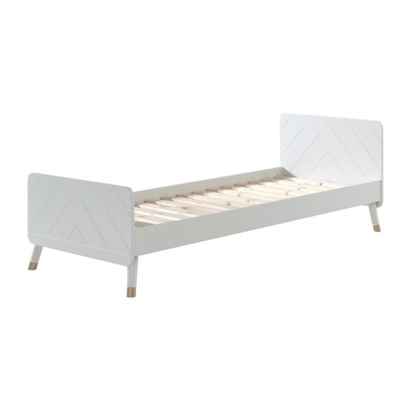 Vipack Billy Bed Satin White 90 x 200 cm