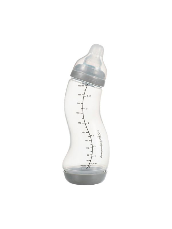 loterij handig kruipen Difrax 1-2-3 Doseer S-fles Grijs 250 ml | Babypark