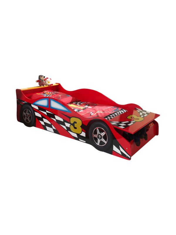 stijl gras Achtervolging Vipack Toddler Race Car Bed 70 x 140 cm | Babypark