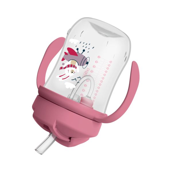 Dr. Brown's Eerste Rietjesbeker Roze 270 ml