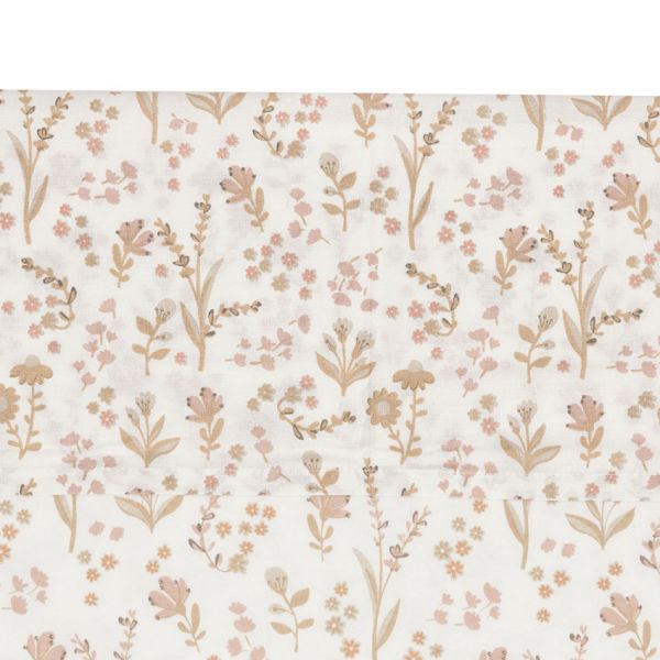 Jollein Bloomy Laken Wieg - 75 x 100 cm 
