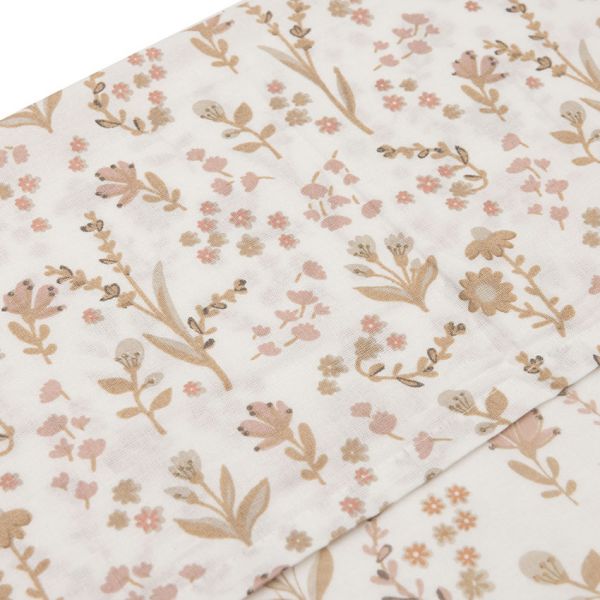 Jollein Bloomy Laken Wieg - 75 x 100 cm 