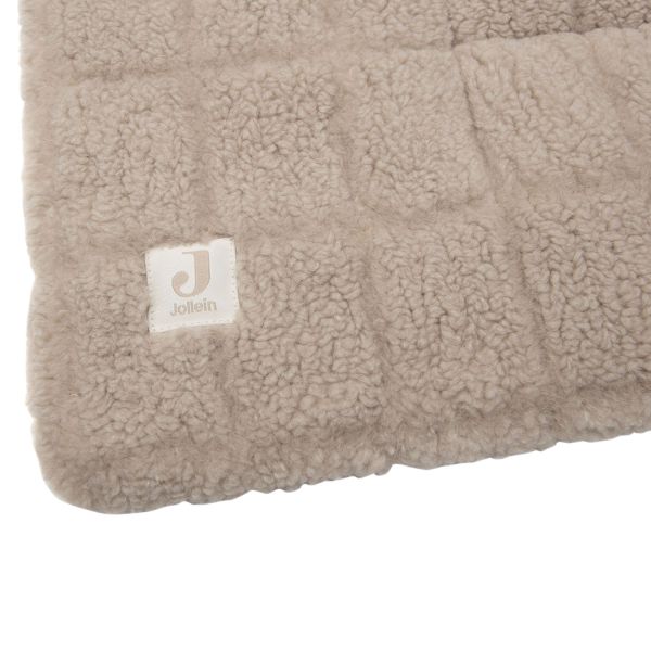 Jollein Boxkleed 75x95 cm - Box Teddy - Warm Sand