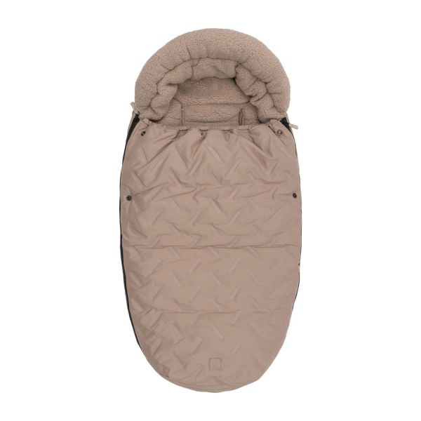 Jollein Voetenzak Buggy/Kinderwagen - Embossed - Milky Coffee