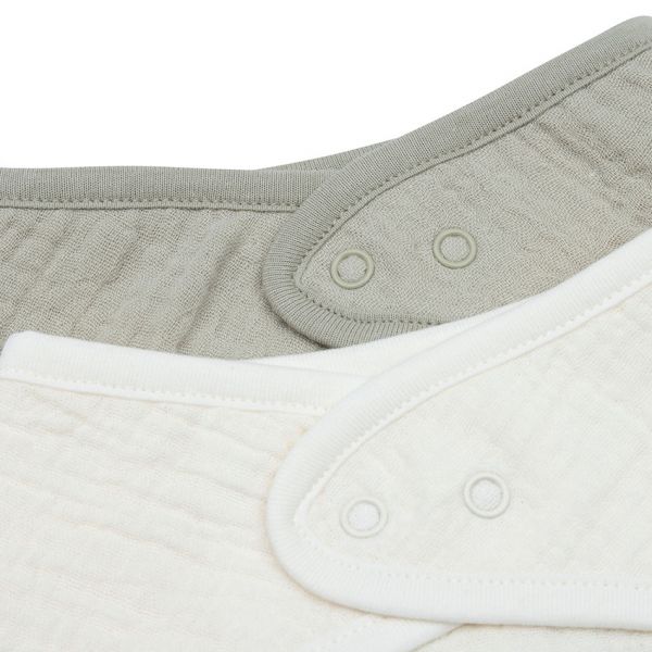 Jollein Slab Bandana Hydrofiel - Olive Green/Oatmeal - 2 Stuks