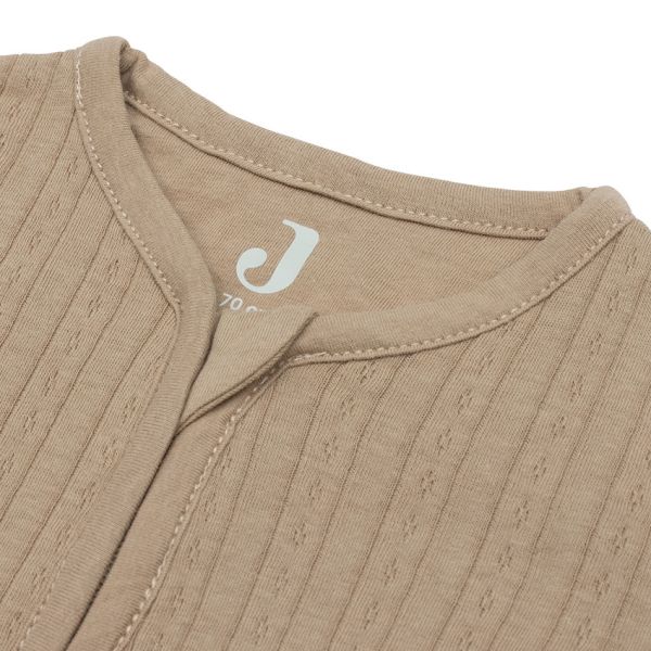 Jollein Slaapzak Zomer Met Afritsbare Mouw - 70 cm - Ajour Biscuit