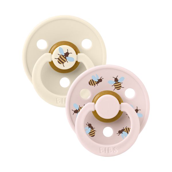 BIBS Studio Colour Fopspenen - 2 Stuks - Size 1 - Bumblebee Ivory 