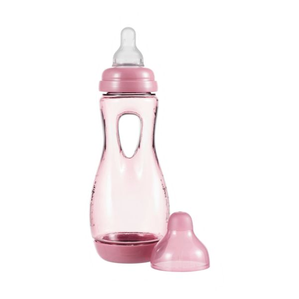 Difrax Handgreepfles Raspberry 240 ml