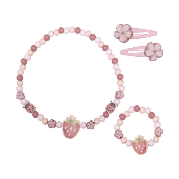 Little Dutch Houten Sieradenset - Strawberry