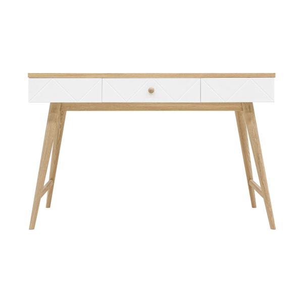 Bopita Paris Bureau Wit / Eiken