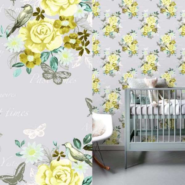 Estahome Pretty Nostalgic Collectie Behang