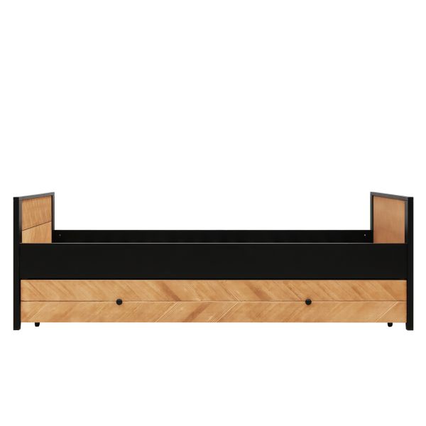 Bopita Job Kinderkamer Vintage Honey | Bed 90 x 200 cm + Bureau