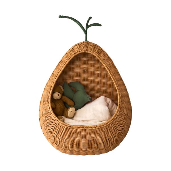 Ferm Living Gevlochten Wandmand Pear - Natural