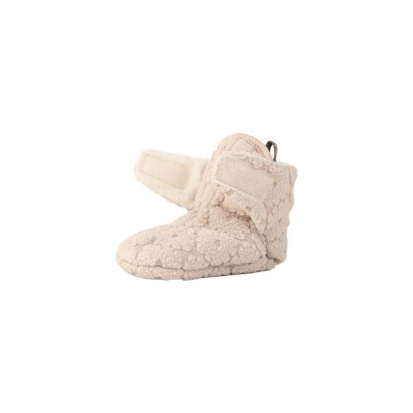 Lodger Folklore Fleece Slofjes Birch 3-6 Mnd