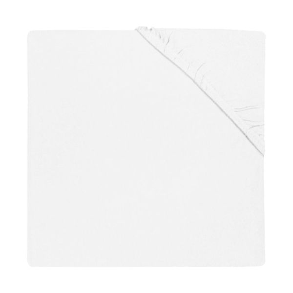 Puck Molton Hoeslaken - White - 40 x 80 / 90 cm