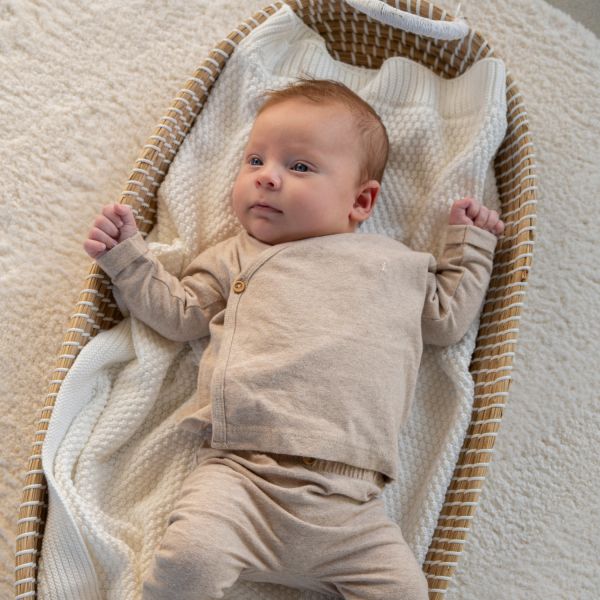 Klein Baby Wrap Top - Mt. 50 - Beige Melange